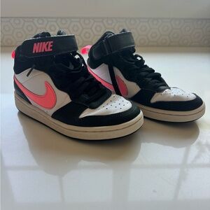 Nike court jordans mid rise for girls 3.5 youth